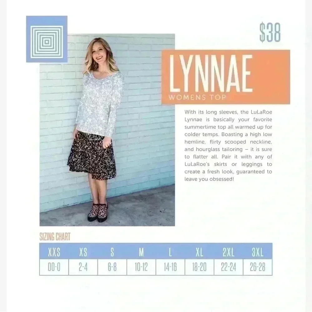 Lularoe XL grey long sleeve Lynnae t shirt with periwinkle stripes.‎ NWT - Picture 2 of 6